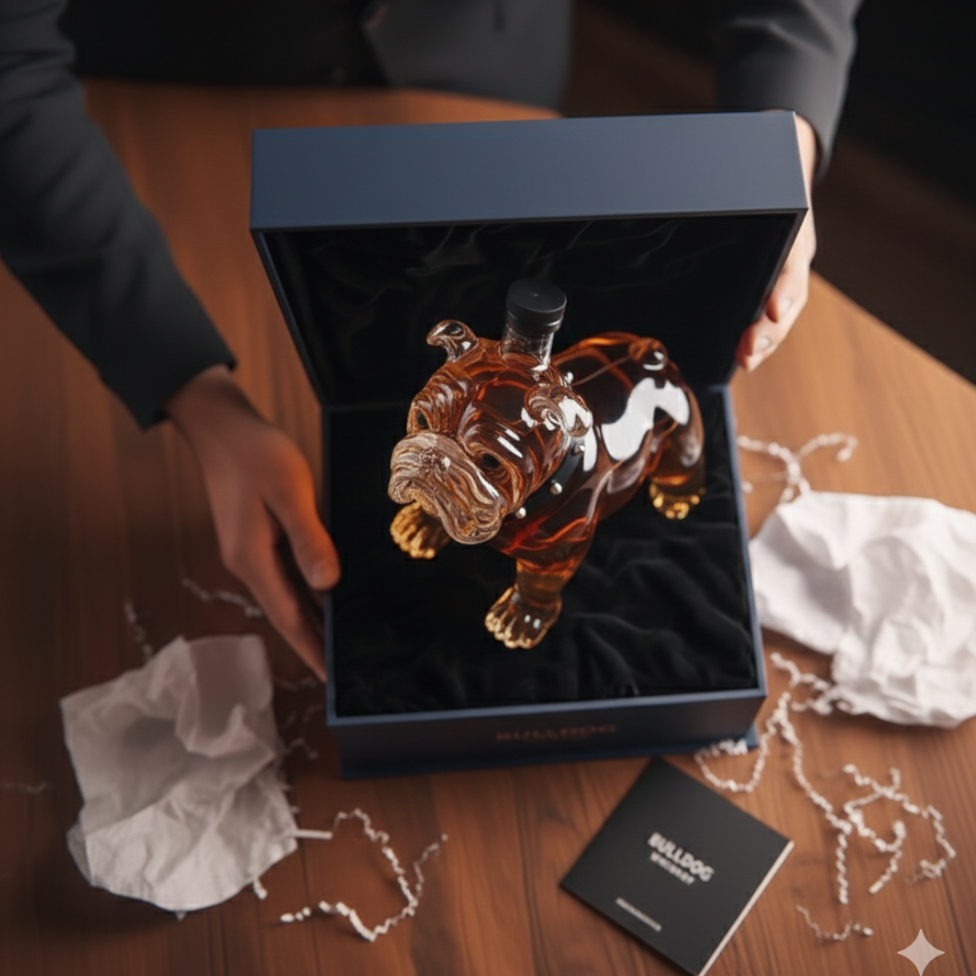 Whiskey Decanter - Bulldog Edition