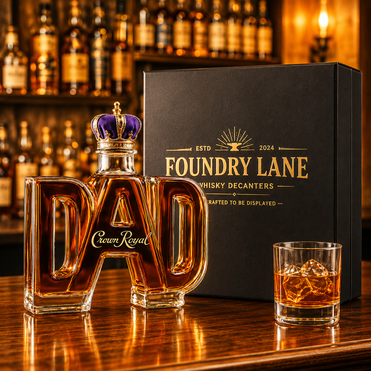Whiskey Decanter - Dad Edition