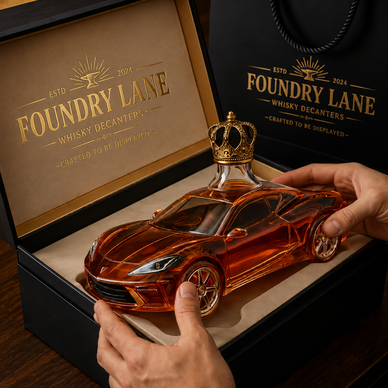 Whisky Decanter - Corvette Edition