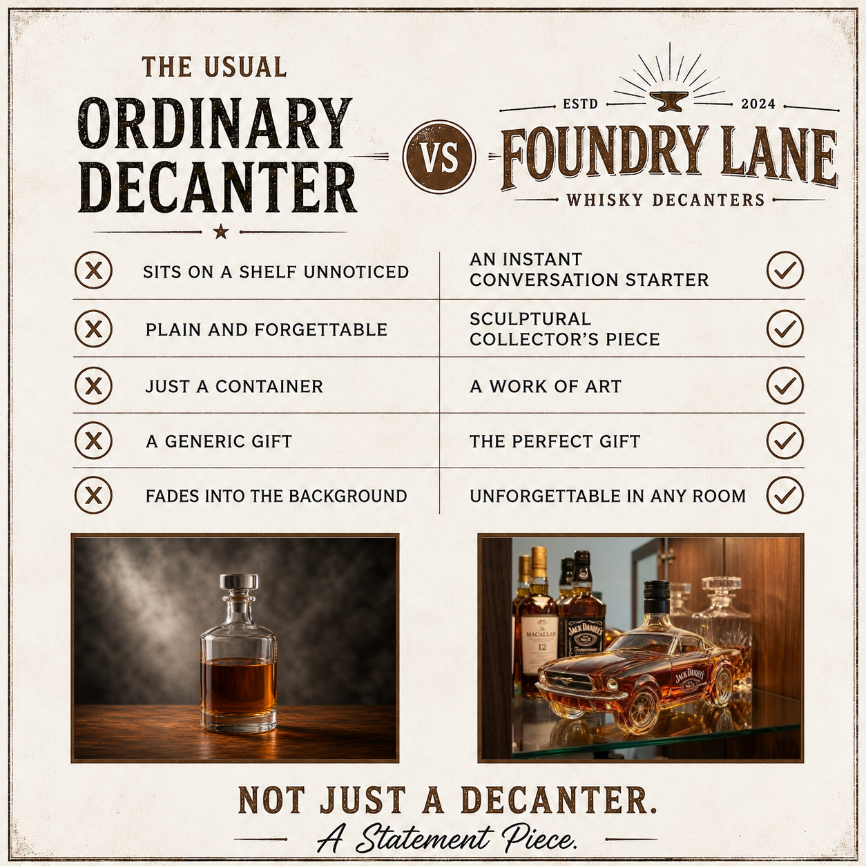 Whisky Decanter – Mustang Edition